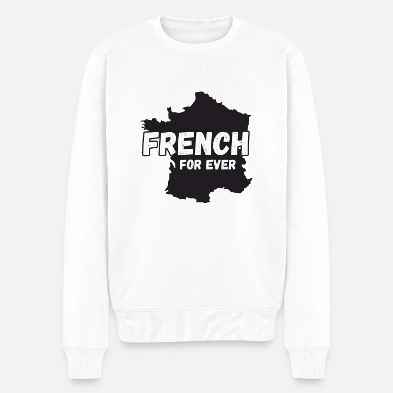 Français pour toujours - Pull Premium bio Homme - blanc