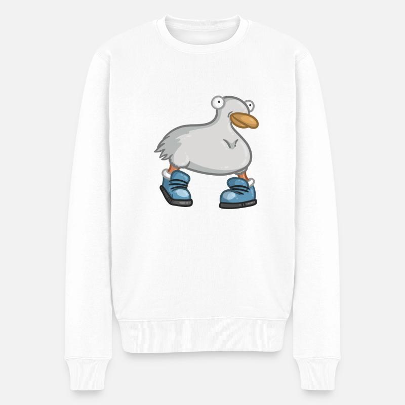 canard - Pull Premium bio Homme - blanc