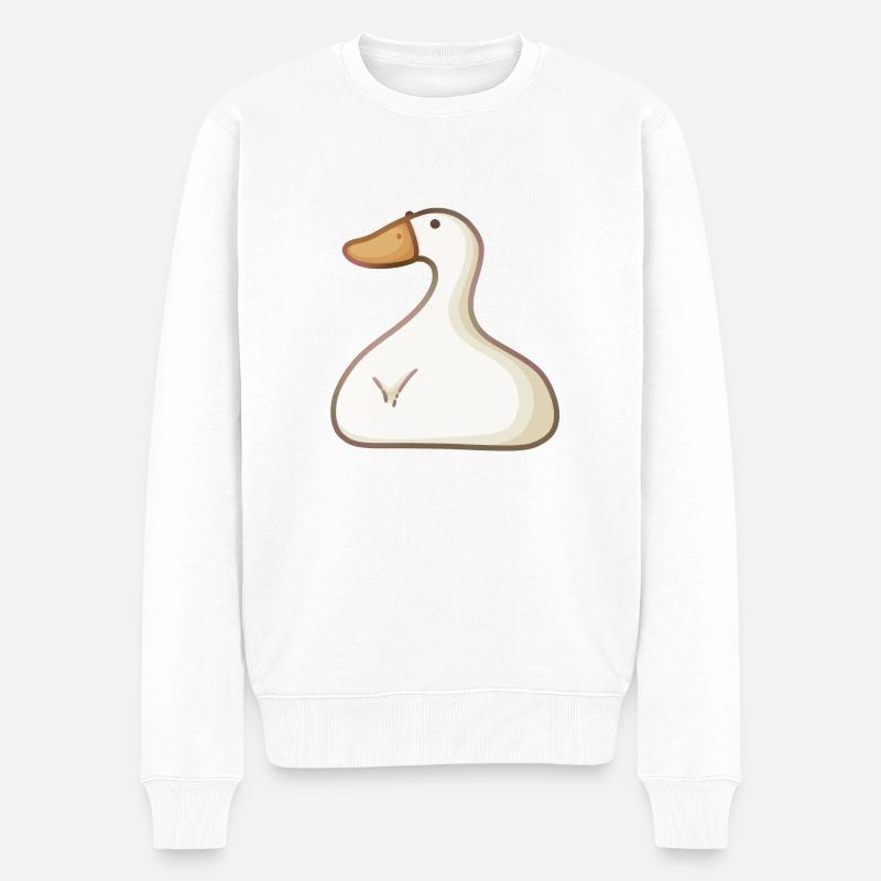 canard - Pull Premium bio Homme - blanc