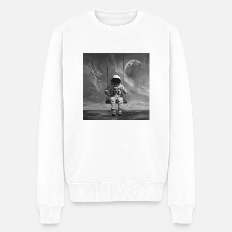 Astronaute - Pull Premium bio Homme - blanc