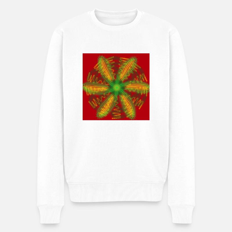 Moulin à fleurs - Pull Premium bio Homme - blanc