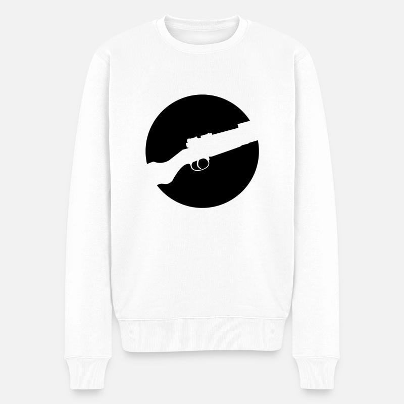 K98 - Männer Premium Bio Pullover - Weiß