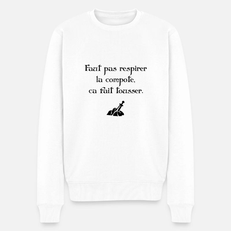 arthur - Pull Premium bio Homme - blanc