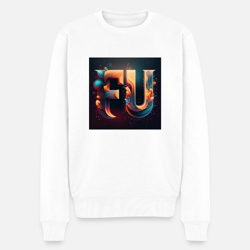 FU - Pull Premium bio Homme - blanc