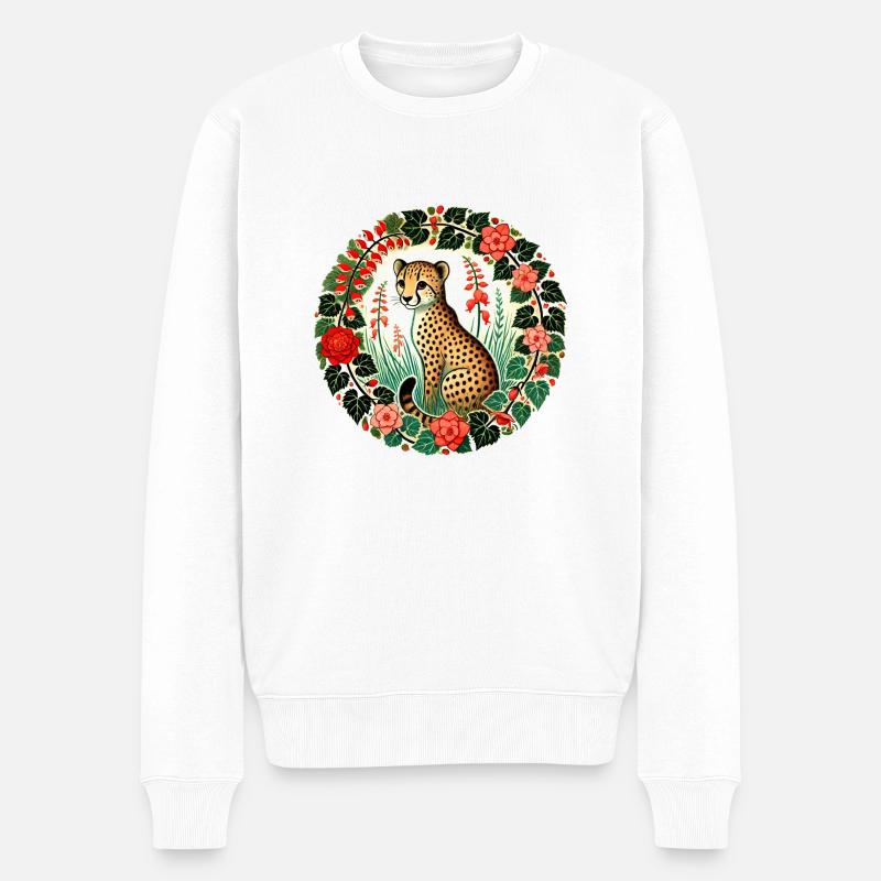 Guépard - Pull Premium bio Homme - blanc