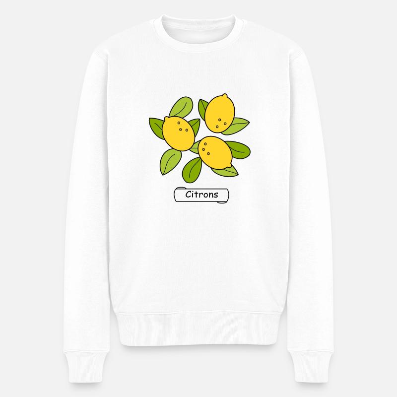 Cédrats - Pull Premium bio Homme - blanc