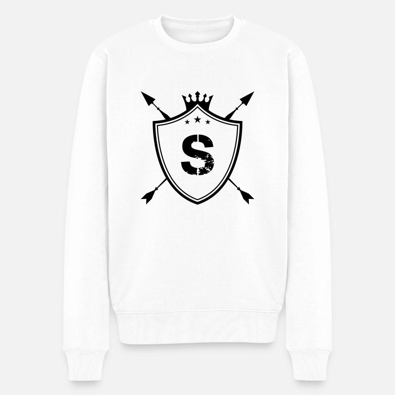Armoiries S - Pull Premium bio Homme - blanc