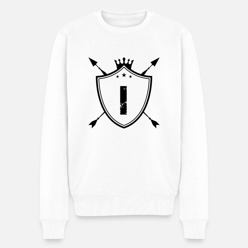 Armoiries I - Pull Premium bio Homme - blanc