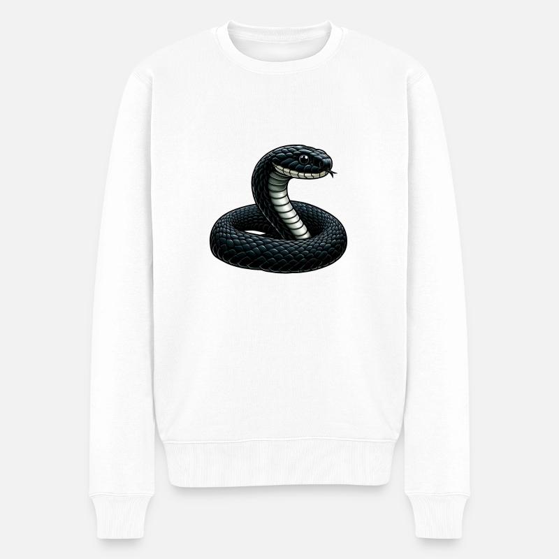 Mamba Noir - Legénde Noir - Pull Premium bio Homme - blanc
