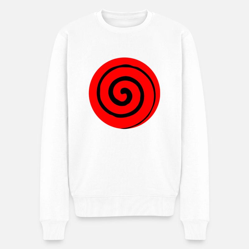 Logo de Anime - Männer Premium Bio Pullover - Weiß