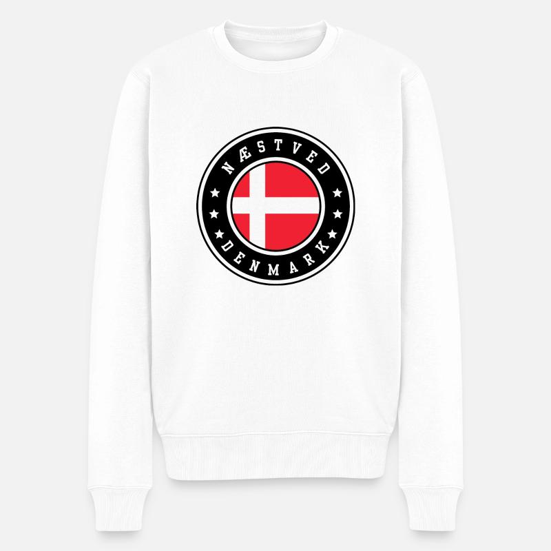 Næstved Danemark - Pull Premium bio Homme - blanc