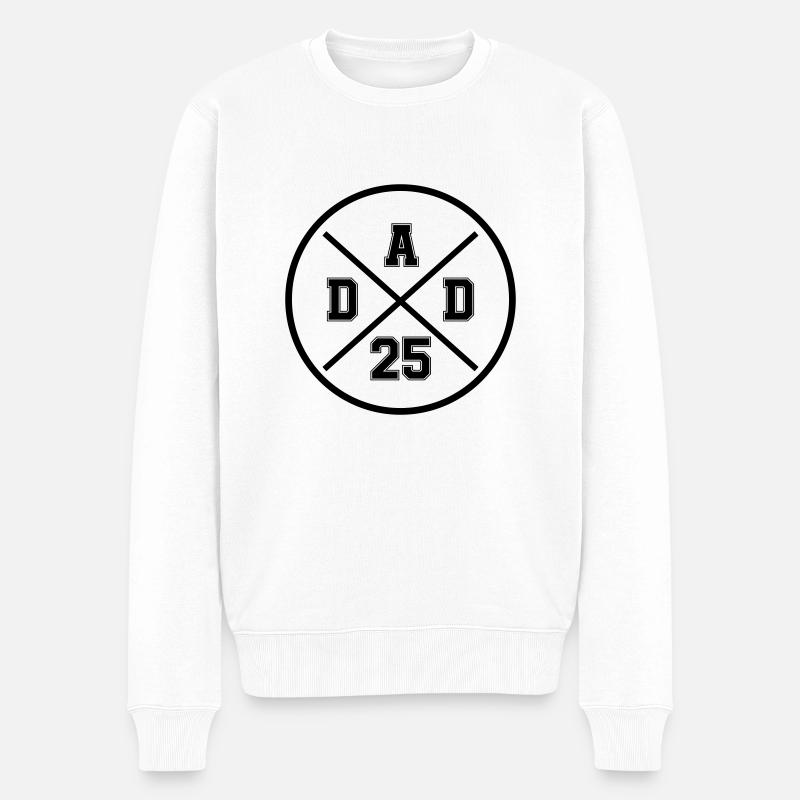 papa 25 - Pull Premium bio Homme - blanc