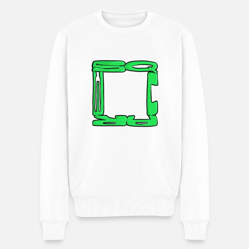 Square Graff - Pull Premium bio Homme - blanc