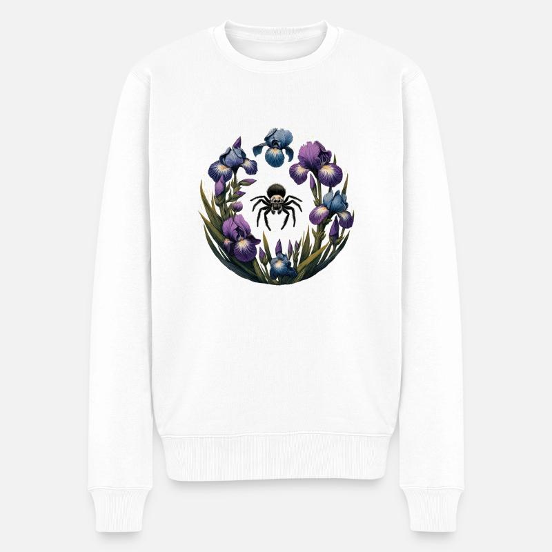 Springspinne - Männer Premium Bio Pullover - Weiß