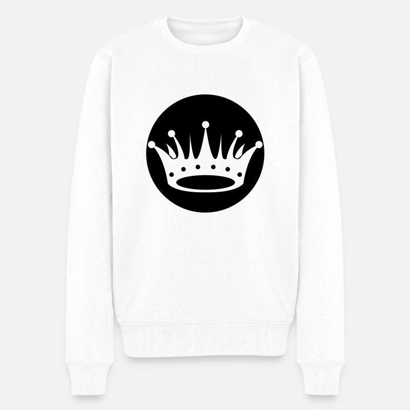 Krone 01 - Pull Premium bio Homme - blanc