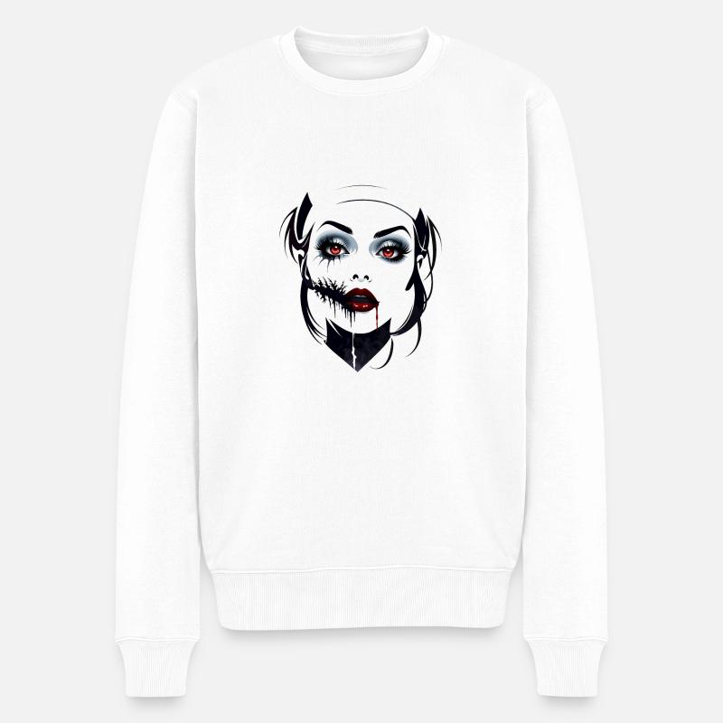 L'infirmière II - Pull Premium bio Homme - blanc