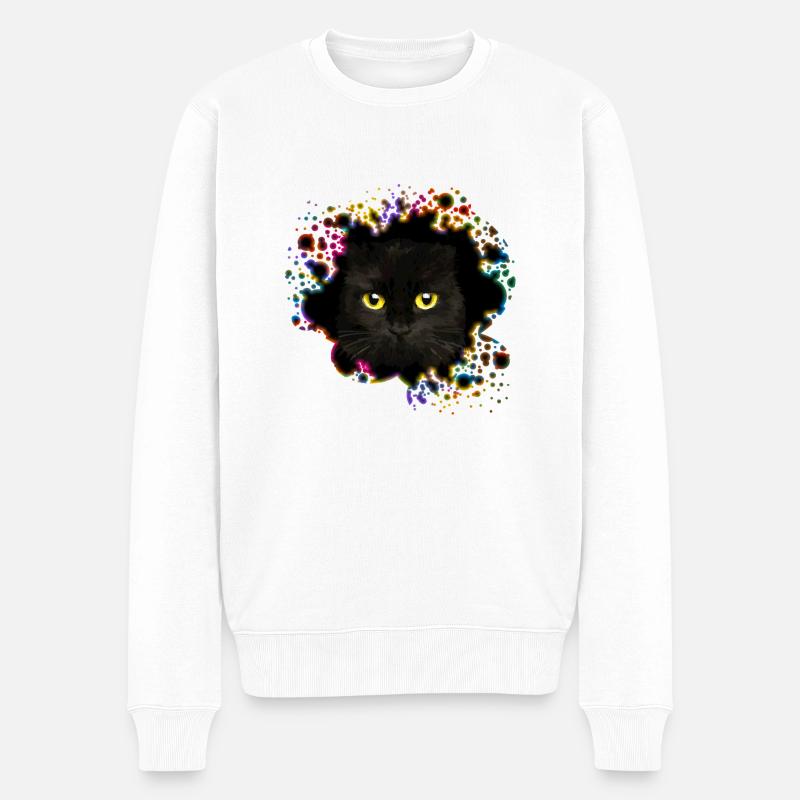 Chat - Pull Premium bio Homme - blanc