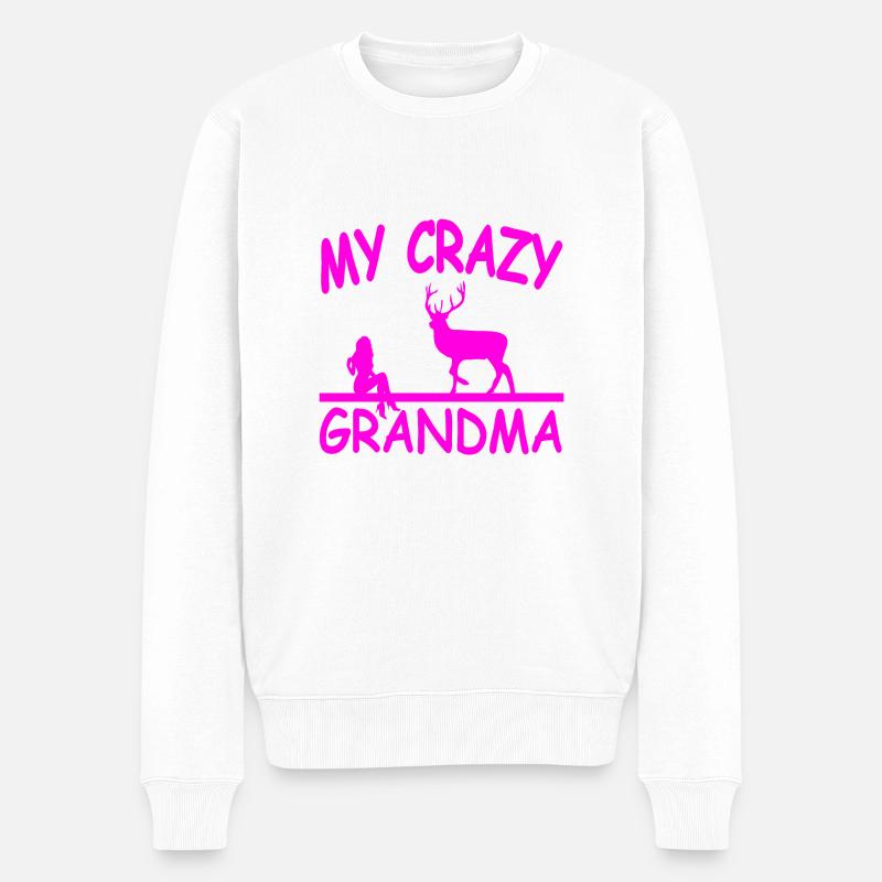 Grand-mère - Pull Premium bio Homme - blanc