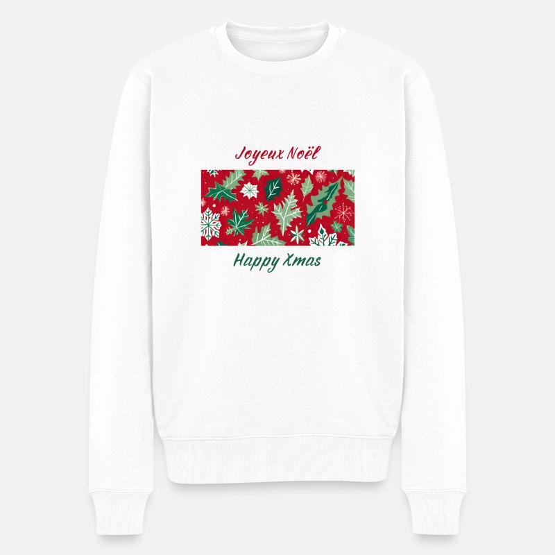Joyeux Noël - Pull Premium bio Homme - blanc