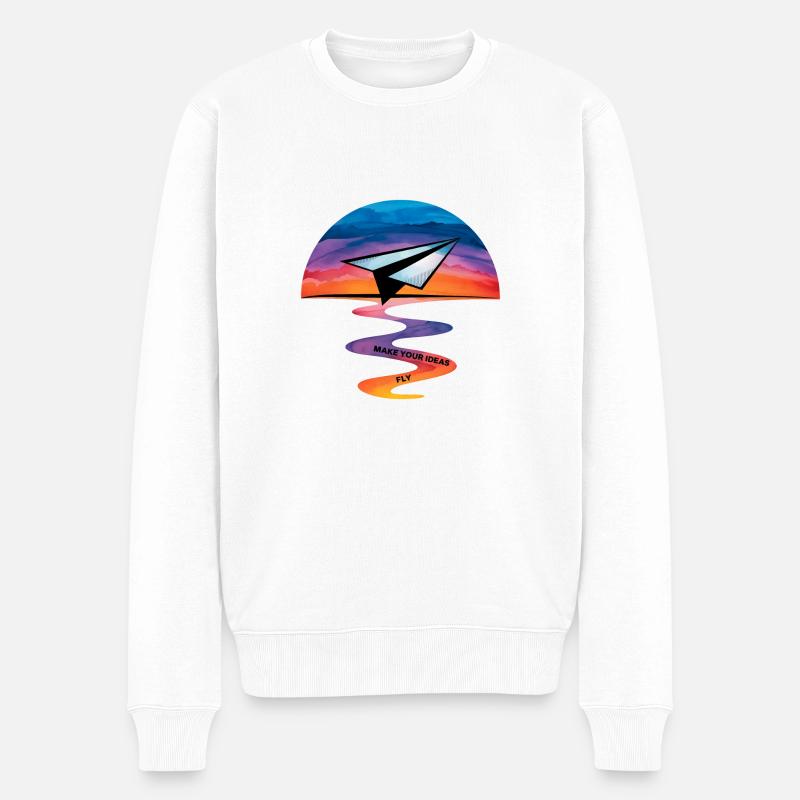 Faites voler vos idées - Pull Premium bio Homme - blanc