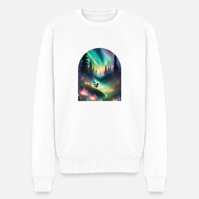 Ein Sommernachtstraum - Männer Premium Bio Pullover - Weiß