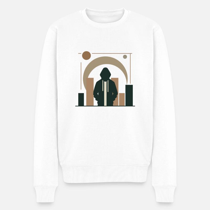Design « L’âme du trottoir » - Pull Premium bio Homme - blanc