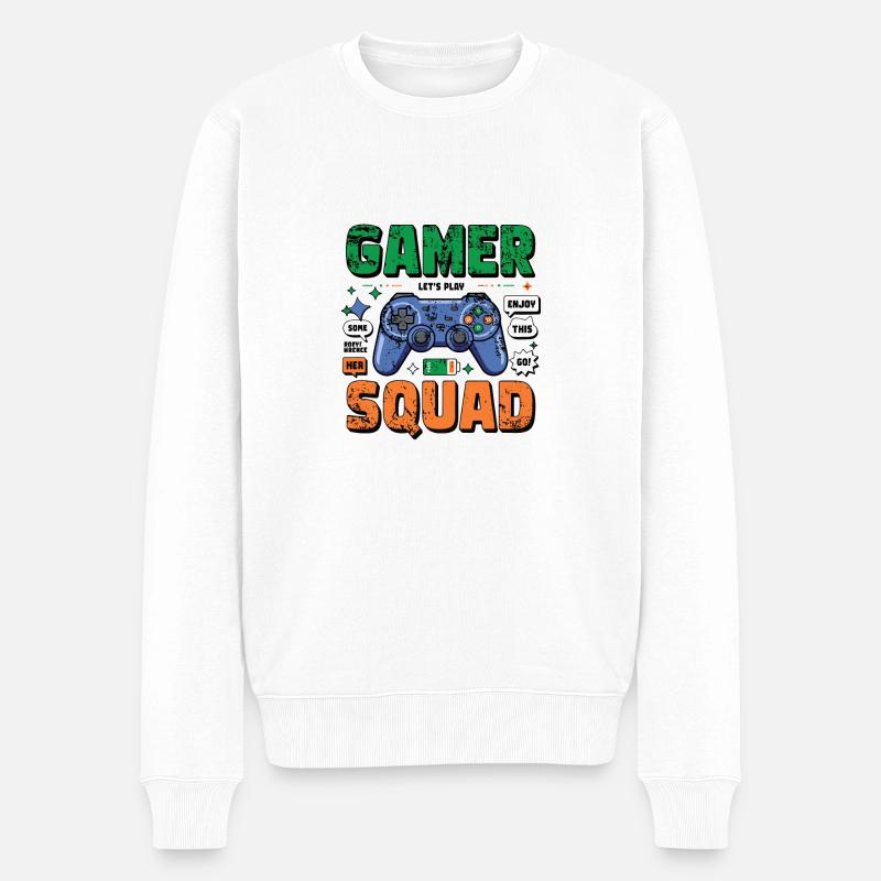 Équipe de joueurs - Pull Premium bio Homme - blanc