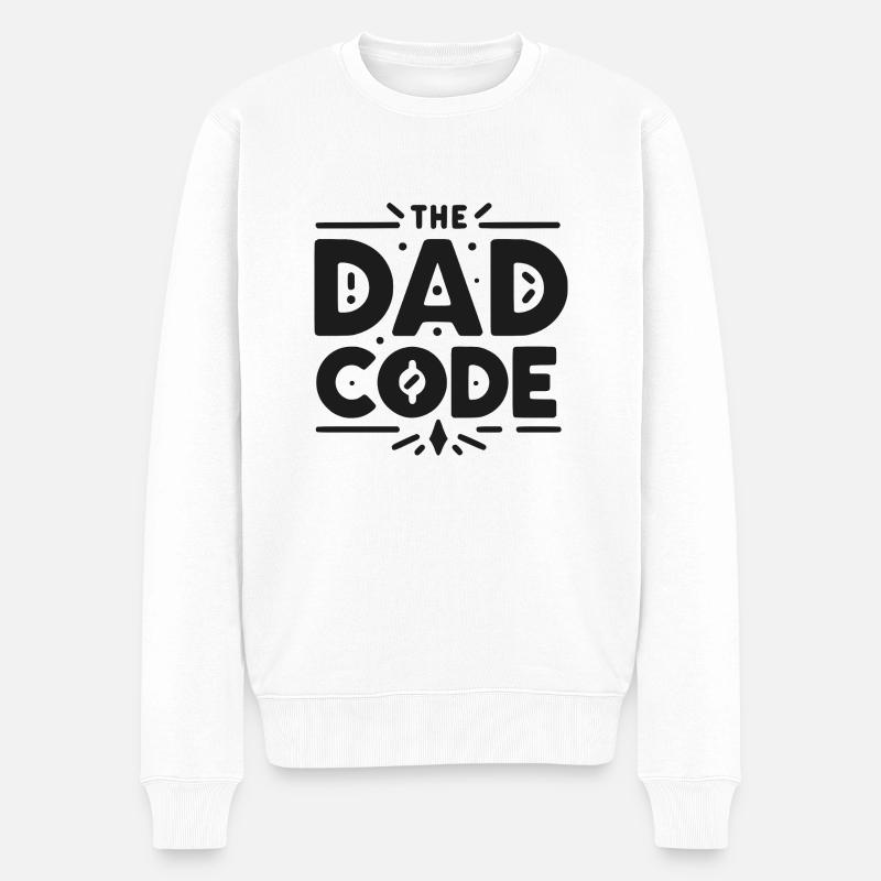 Le code du papa - Pull Premium bio Homme - blanc