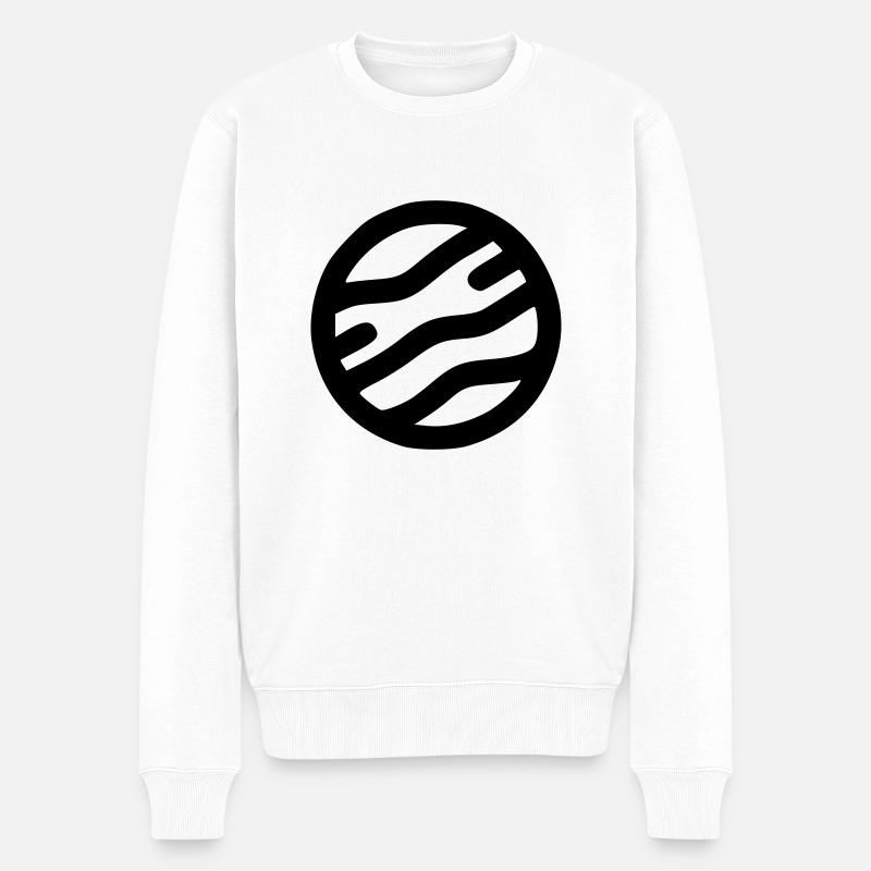 Planète - Pull Premium bio Homme - blanc