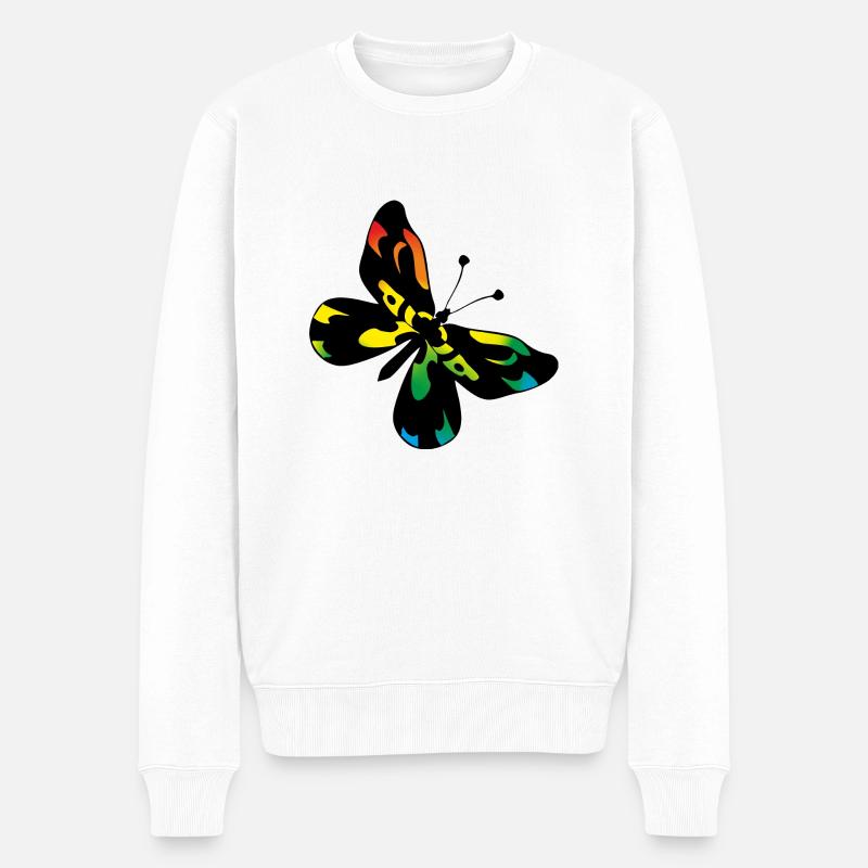 Papillon - Pull Premium bio Homme - blanc