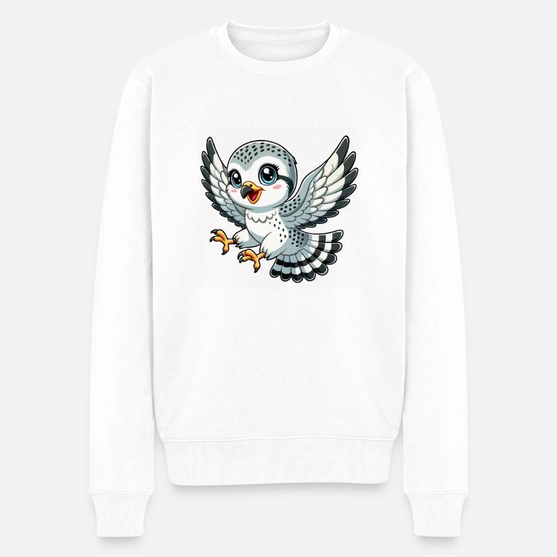 Falke Kind - Männer Premium Bio Pullover - Weiß