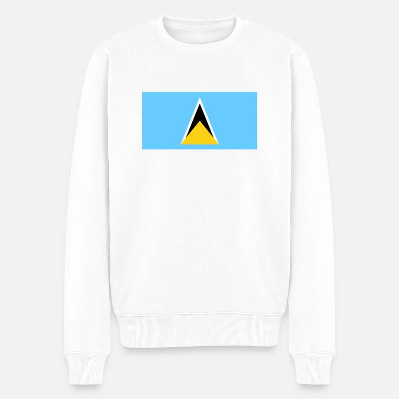 Sainte-Lucie - Pull Premium bio Homme - blanc