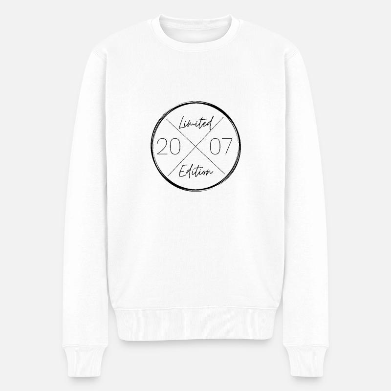 Edition limitée 2007 noir - Pull Premium bio Homme - blanc