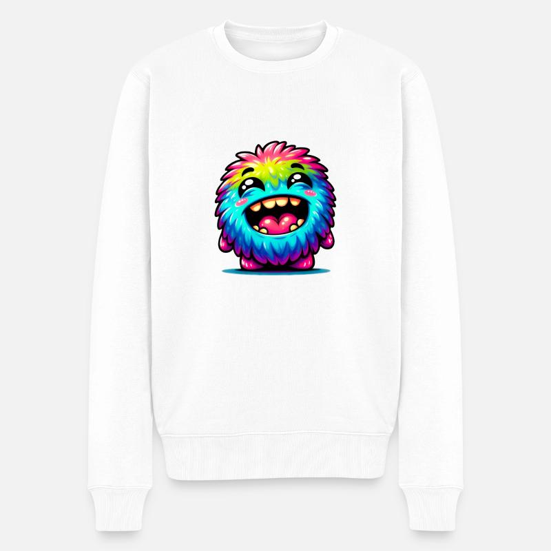 Petit monstre mignon - Pull Premium bio Homme - blanc