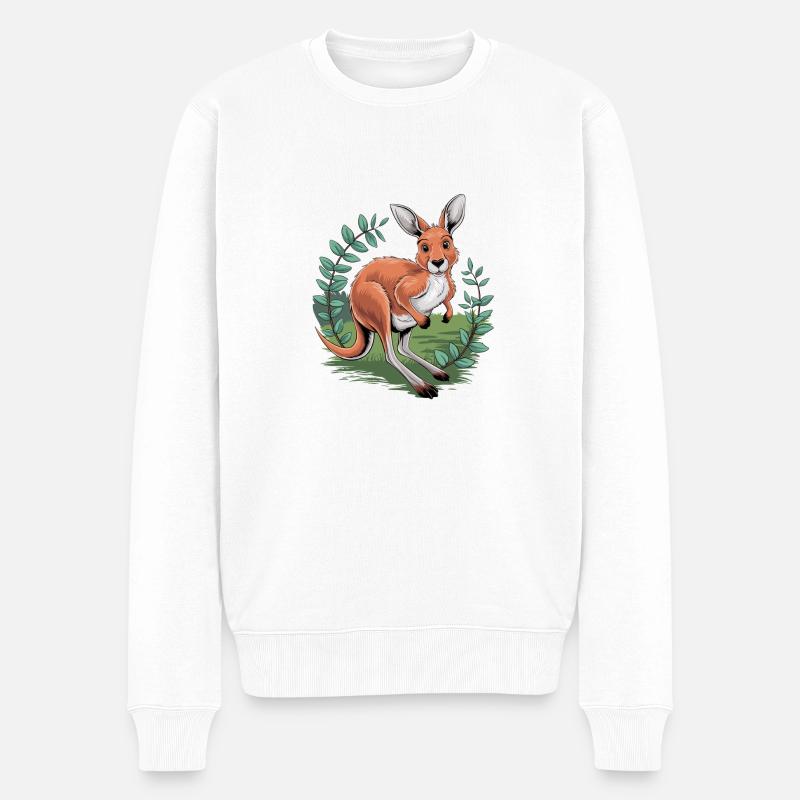 Bush Hopper - Pull Premium bio Homme - blanc
