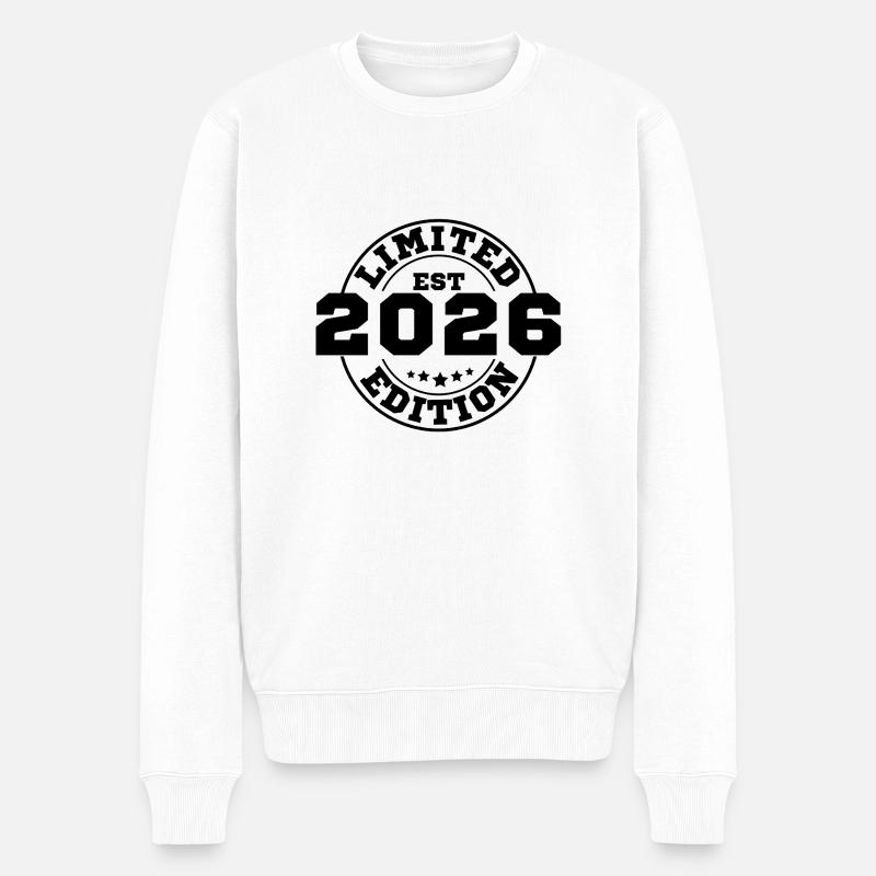 2026 limited edition - Pull Premium bio Homme - blanc