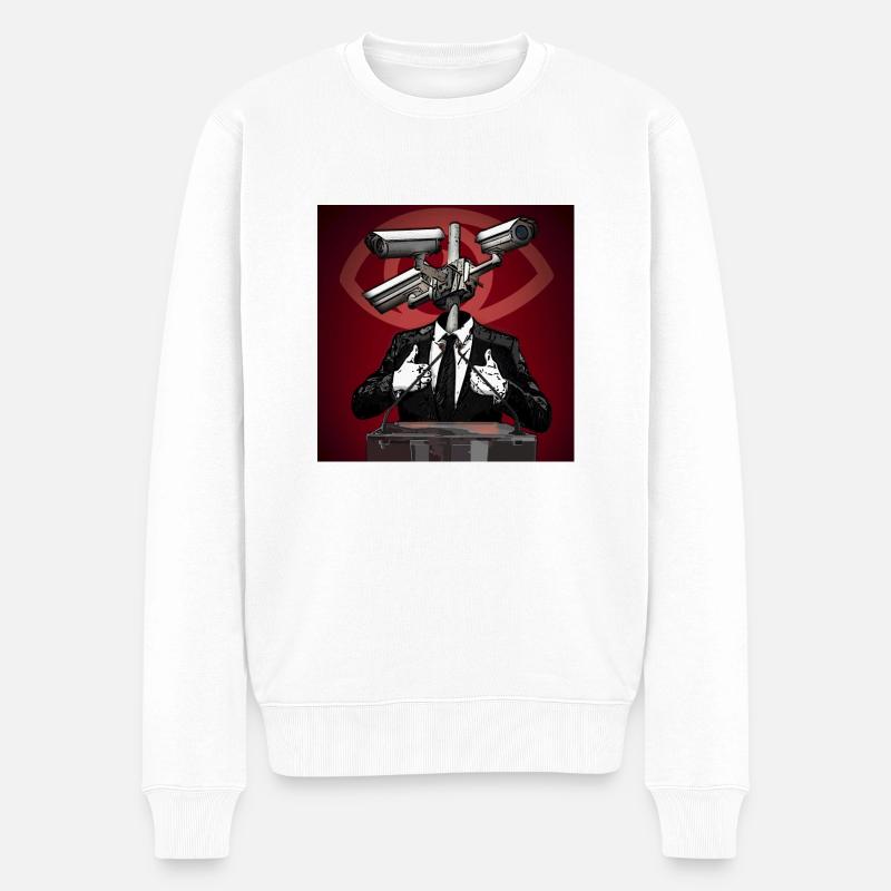 ÉLECTION - Pull Premium bio Homme - blanc