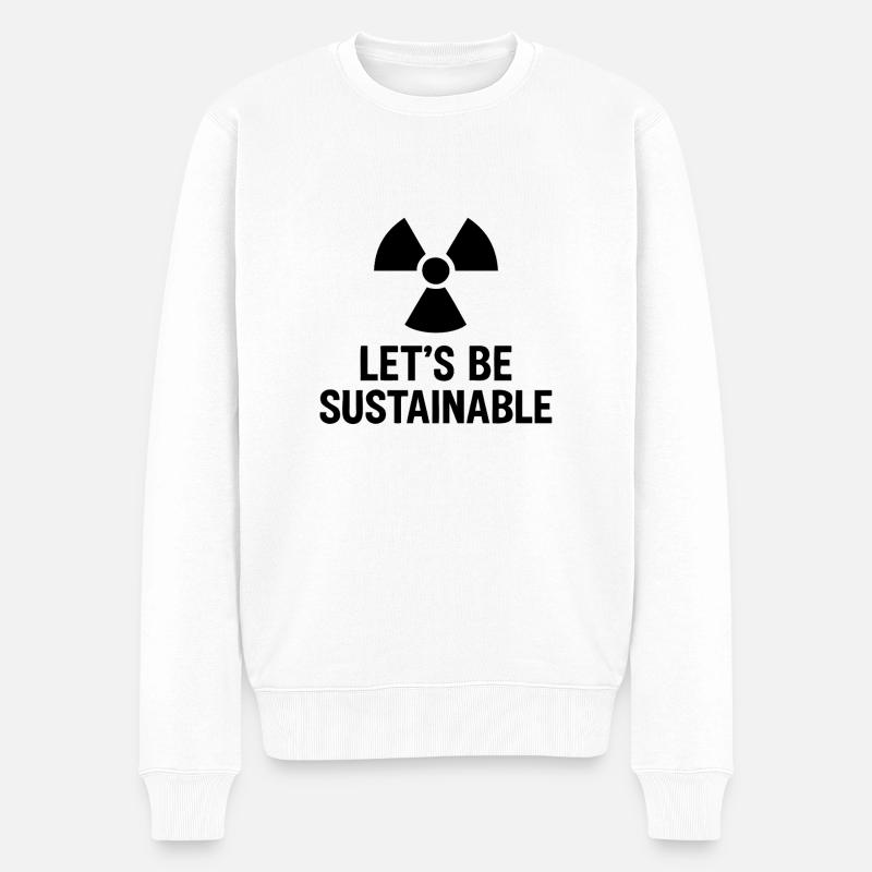 Soit stable - Pull Premium bio Homme - blanc