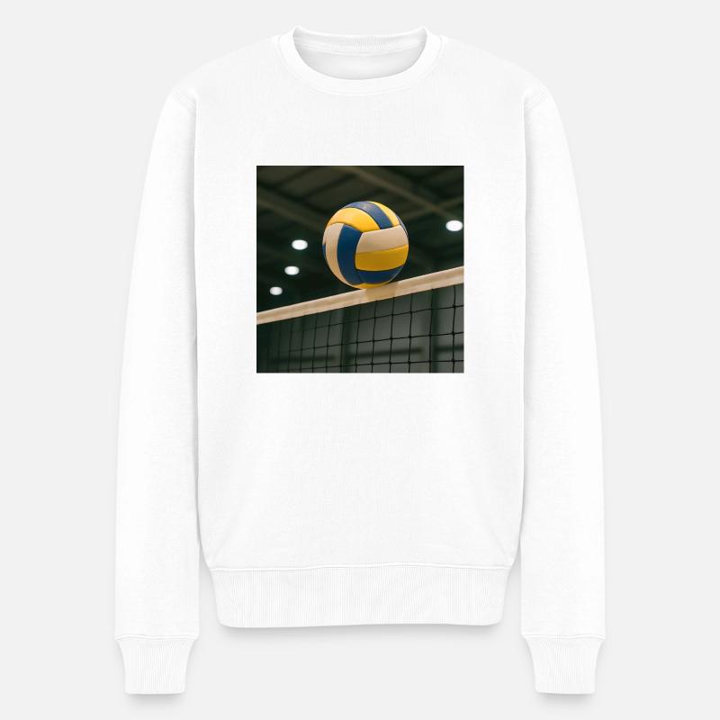 Sport - Volley-ball - Pull Premium bio Homme - blanc
