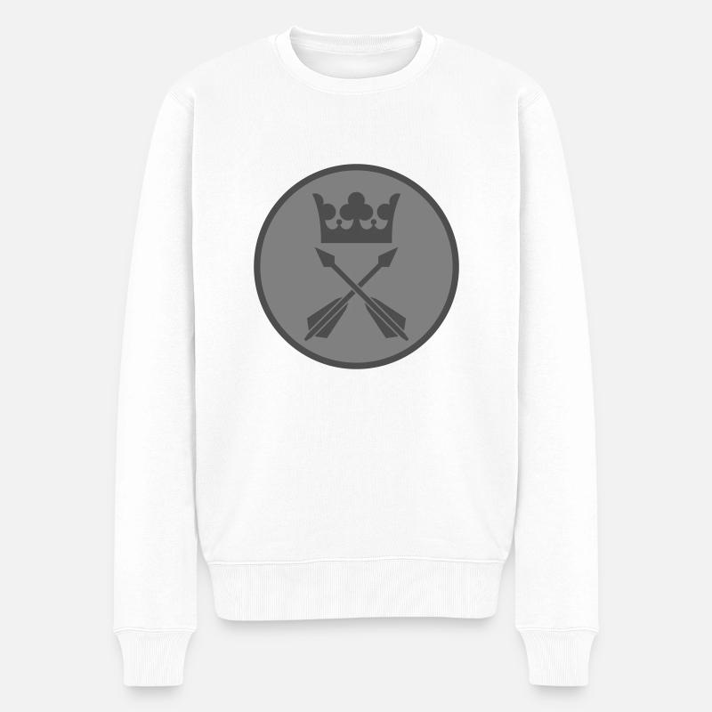 Armée de l’air de Dalécarlie - Pull Premium bio Homme - blanc
