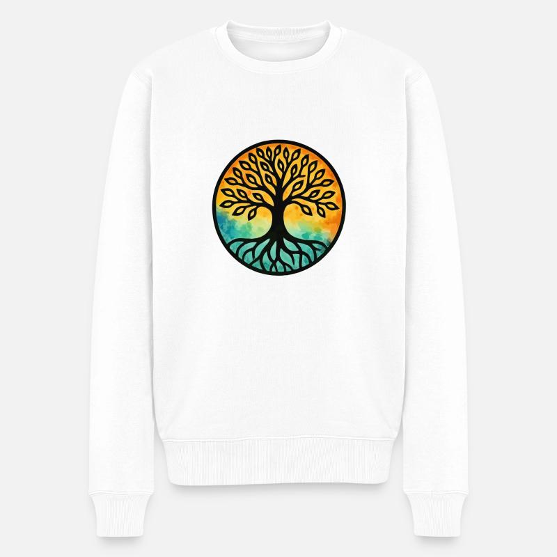 Arbre de vie - Pull Premium bio Homme - blanc