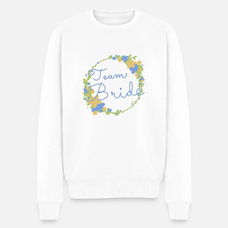 Équipe Bride / Équipe Braut - Pull Premium bio Homme - blanc