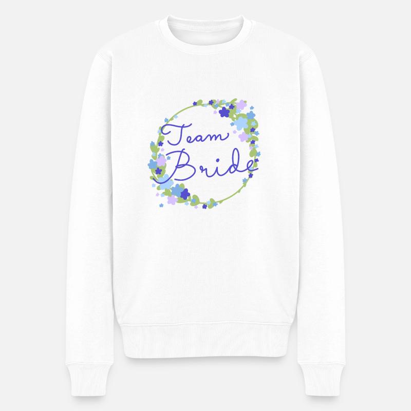 Équipe Bride / Équipe Braut - Pull Premium bio Homme - blanc