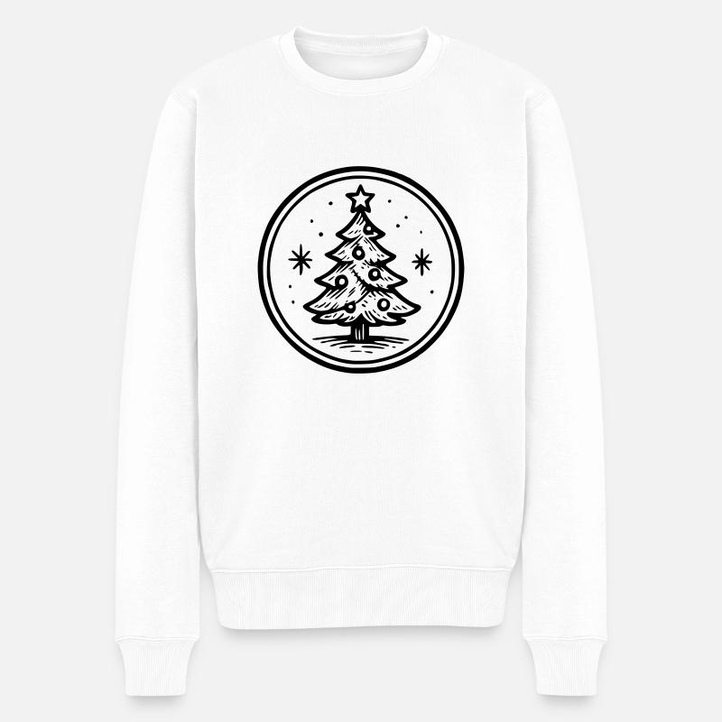 Merry Christmas - Pull Premium bio Homme - blanc