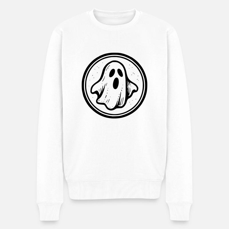 Fantome - Pull Premium bio Homme - blanc