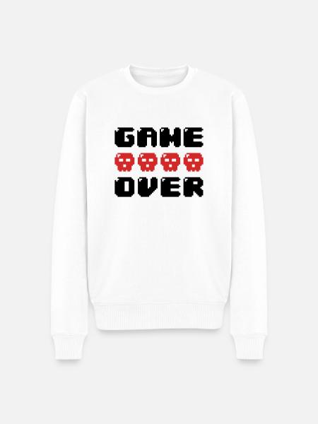 game over - Men's Premium Organic Jumper - white