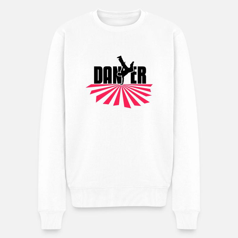 dancer - Pull Premium bio Homme - blanc