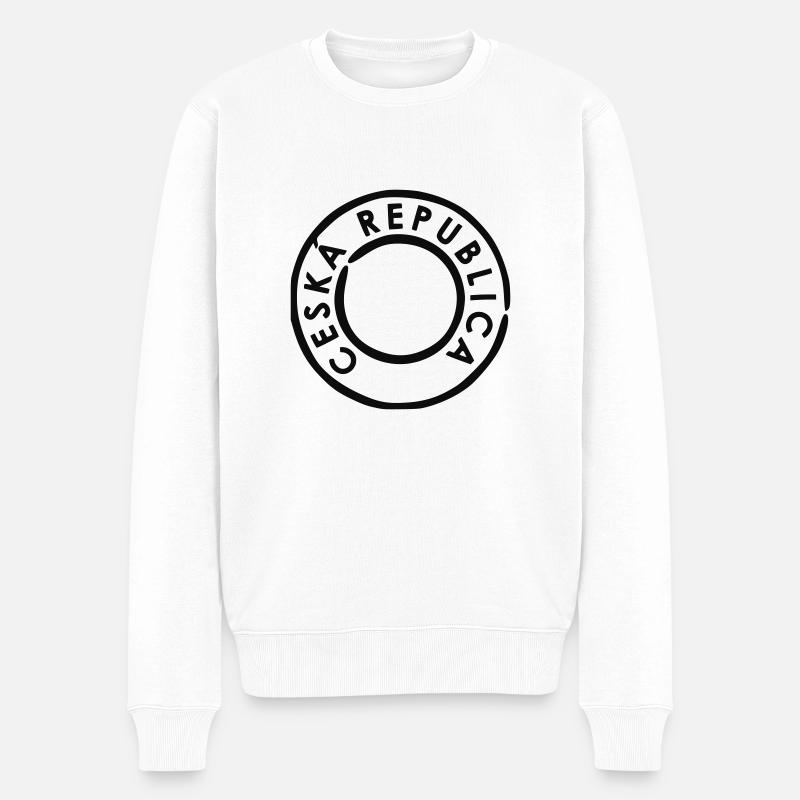 ceska republica - Pull Premium bio Homme - blanc