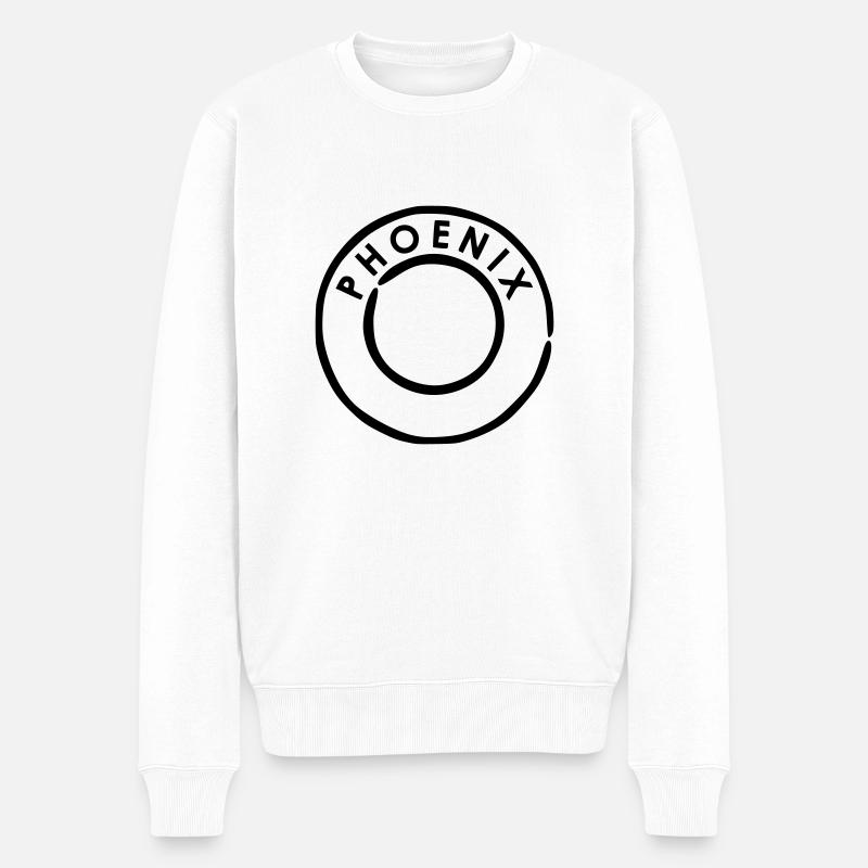 Phoenix - Pull Premium bio Homme - blanc