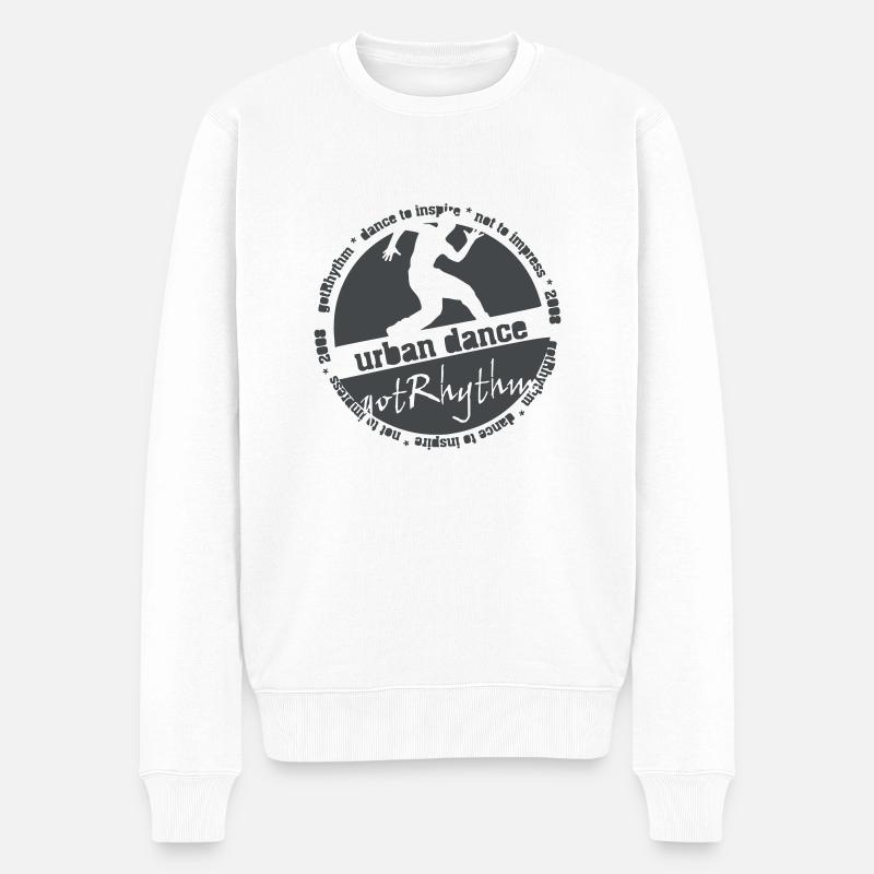 Urban Dance - Männer Premium Bio Pullover - Weiß